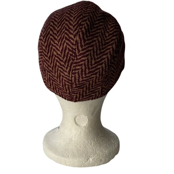 Kangol Womens Herringbone Deeto Hat Cap Size Small Preppy Old Money Timeless - Picture 7 of 7